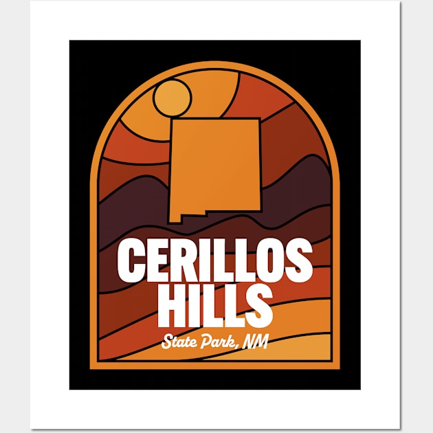 Cerillos Hills State Park New Mexico Wall Art by HalpinDesign